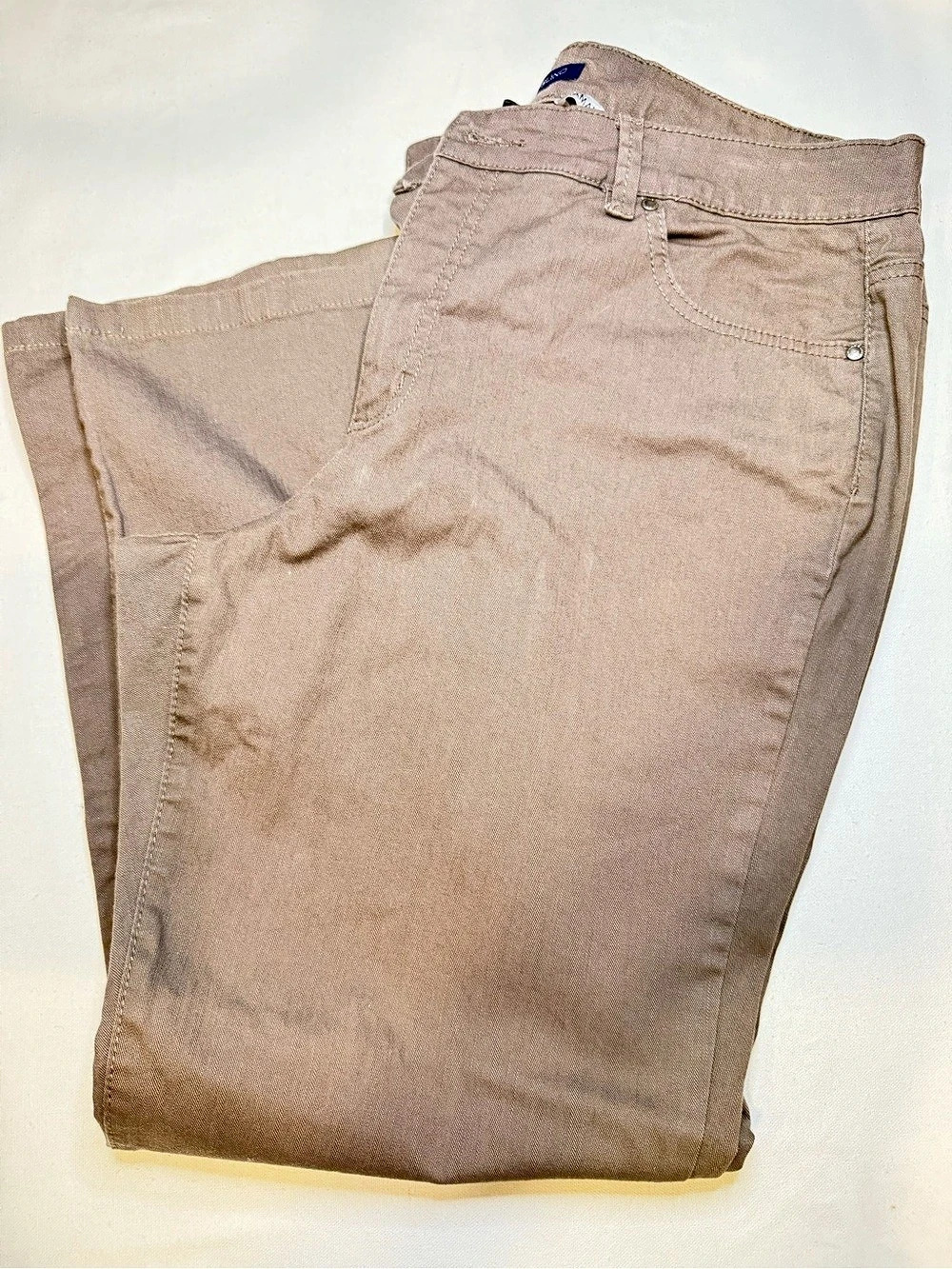 Bandolino Samantha Straight Leg Pants Straight Leg Cotton Pants Size 18 - Picture 4 of 10